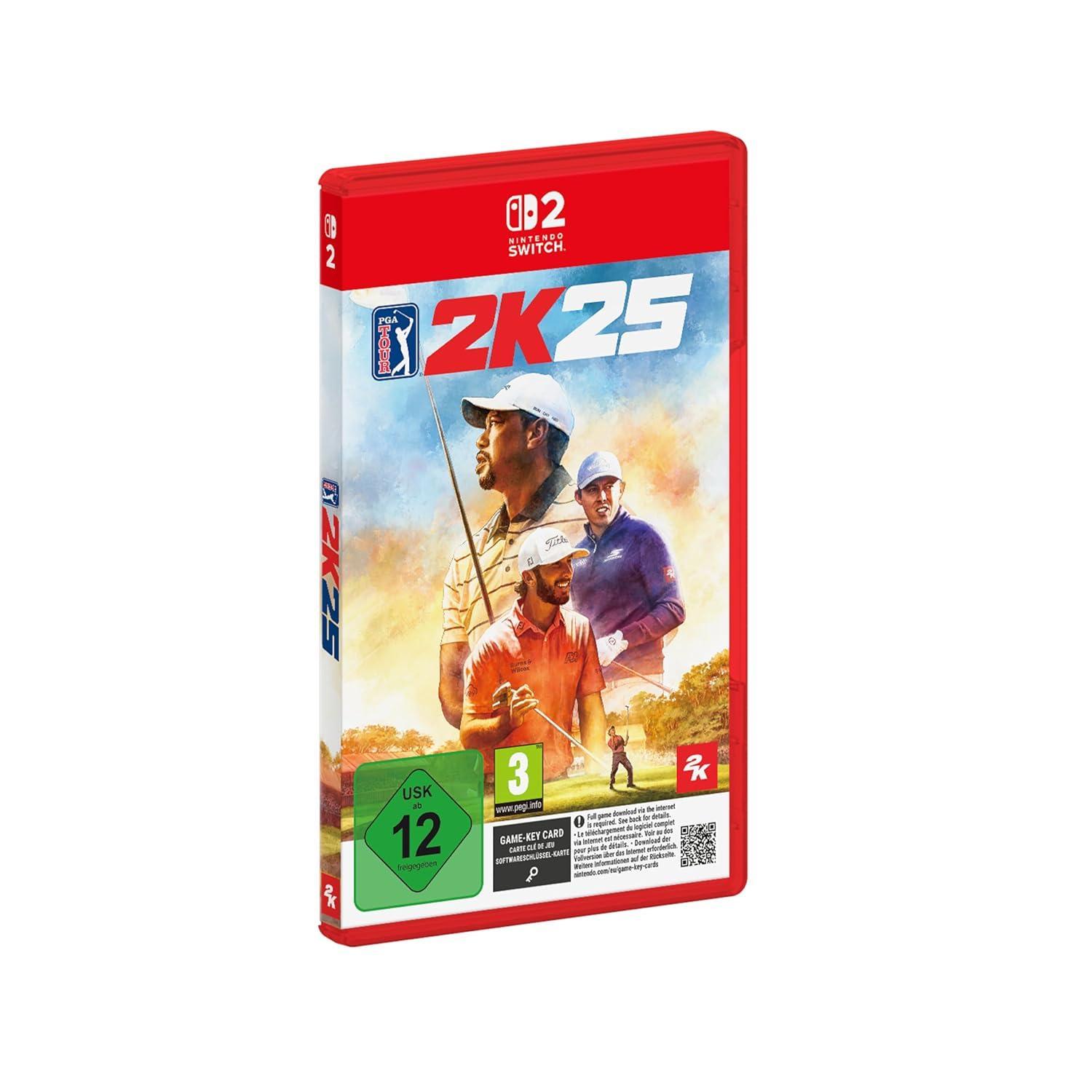 2K PGA Tour 2K25 – Nintendo Switch 2 Spiel, USK 12, Key Card