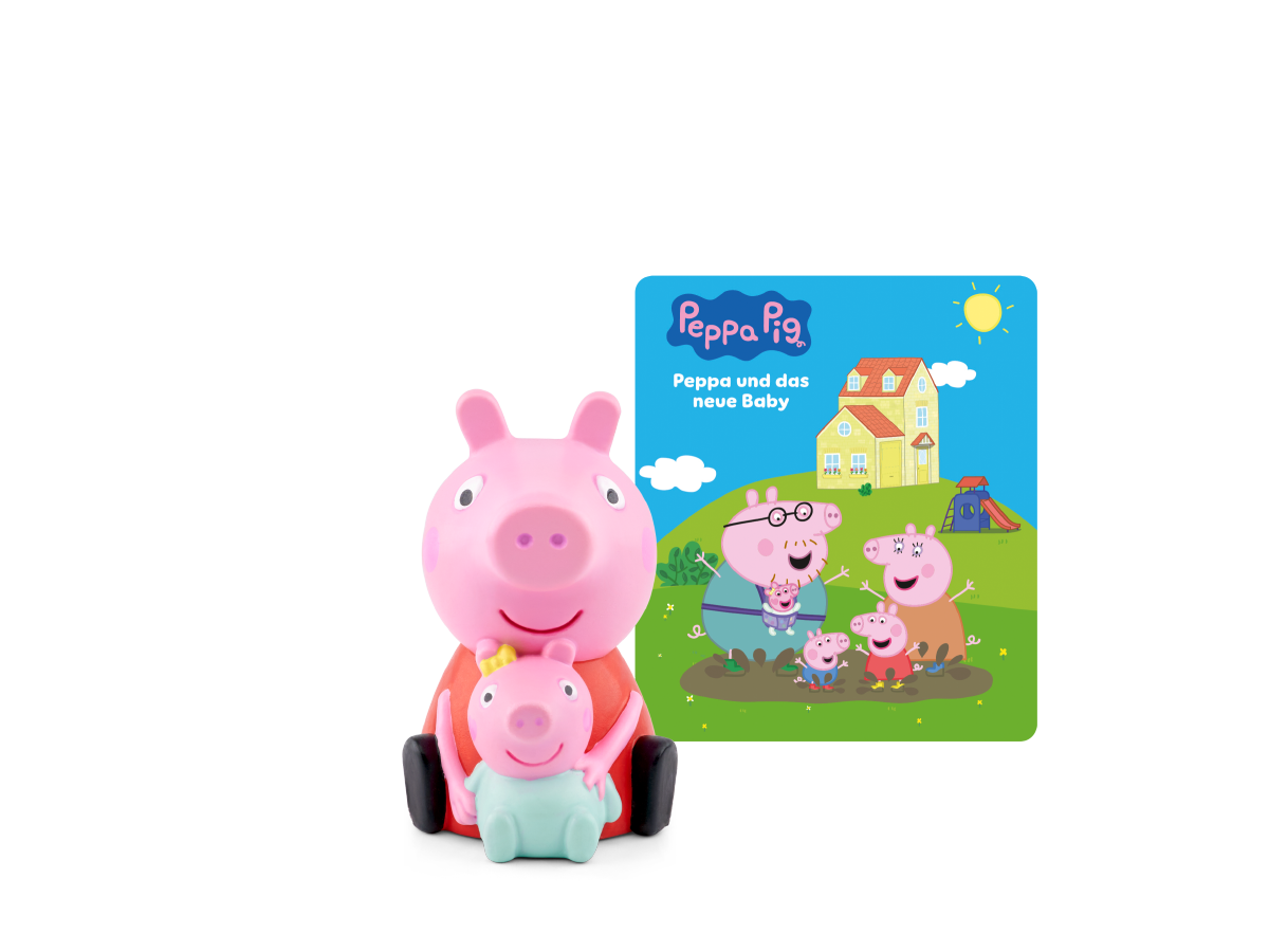 Tonies Peppa Pig: Peppa und das neue Baby Hörfigur, NFC