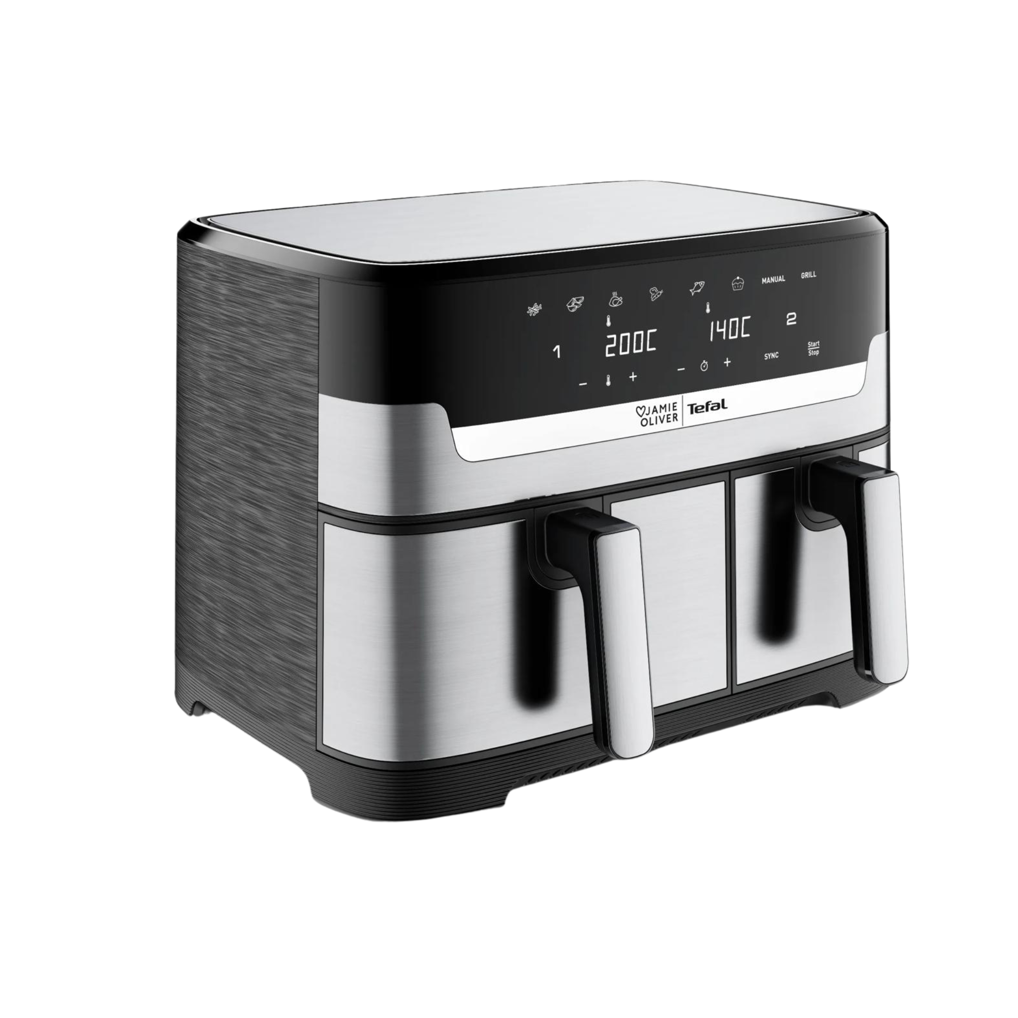 Tefal Jamie Oliver Doppel-Heißluftfritteuse 8,3 l