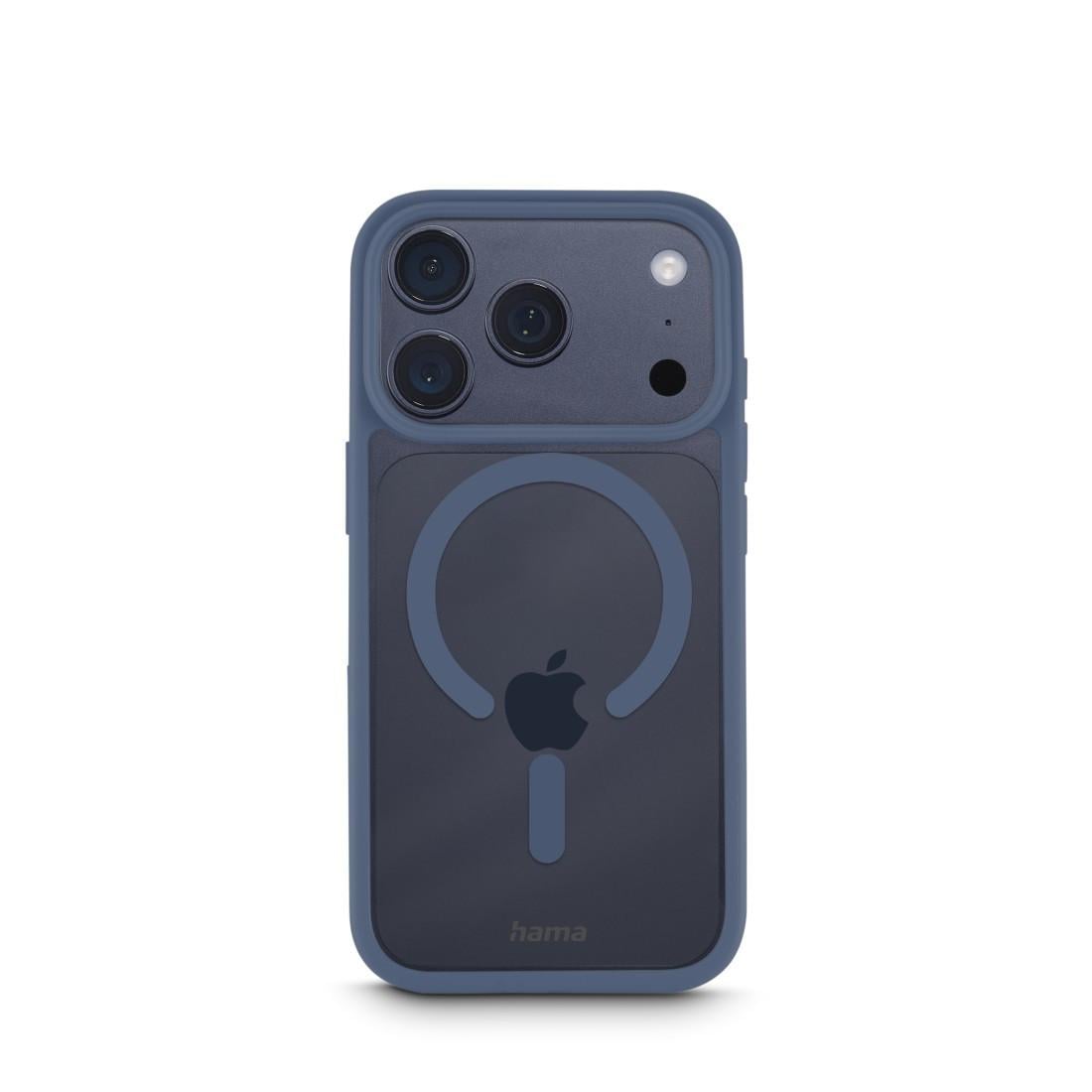 Hama Frame Protect iPhone 17 Pro Hülle magnetisch Blau
