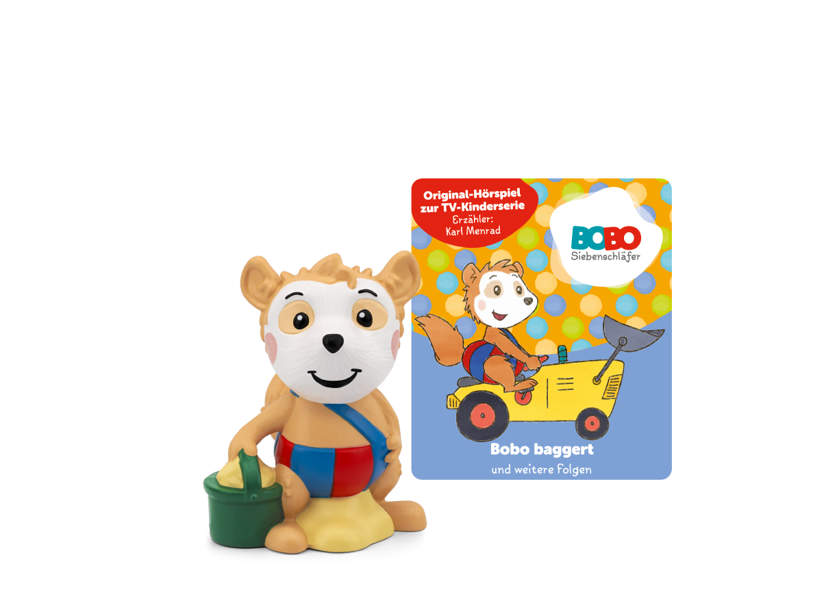 Tonies Bobo baggert Hörfigur – magnethaftend, NFC-Chip