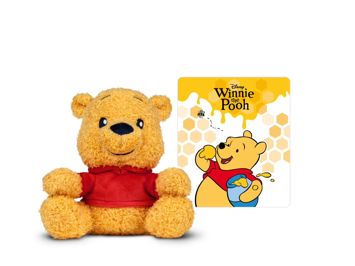 tonies Cuddle Winnie Puuh – Plüsch-Hörfigur, 3 Geschichten