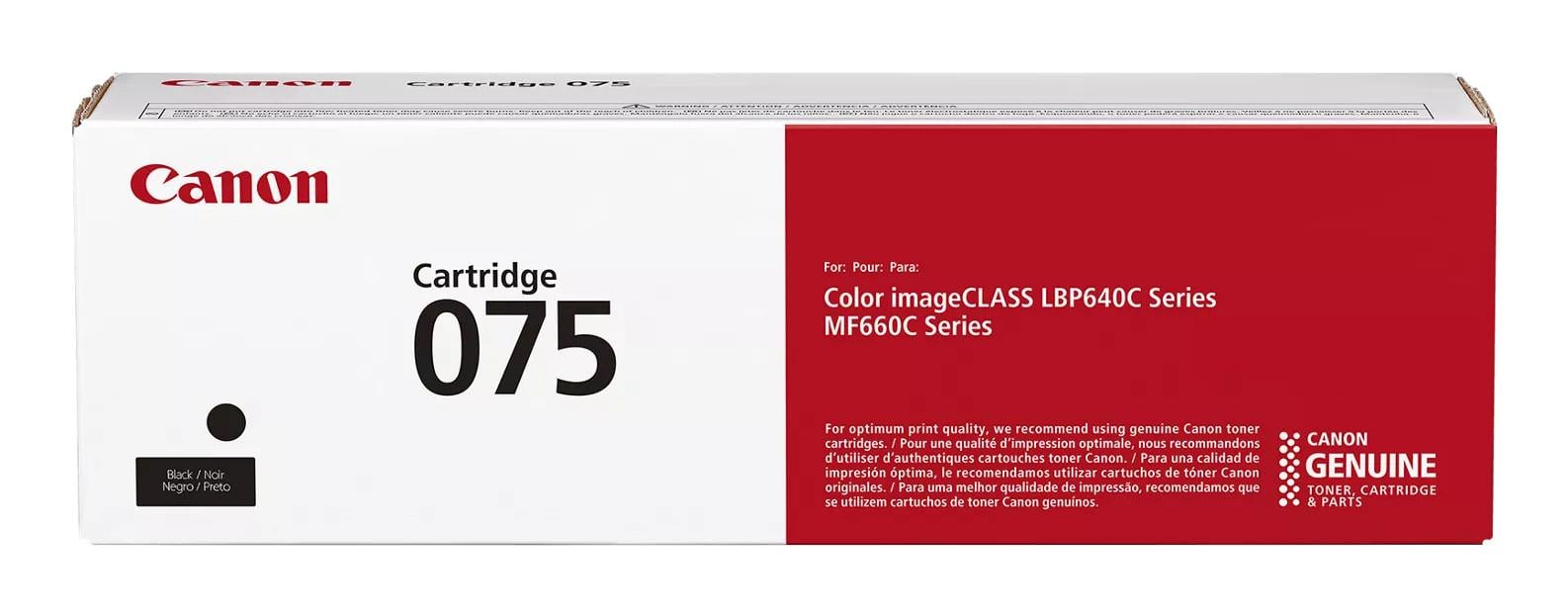 Canon 075BK Tonerpatrone Schwarz Original für LBP646Cdw