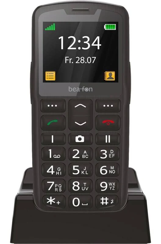Beafon SL260 LTE 4G Tastentelefon, XXL Tasten, HAC, silber