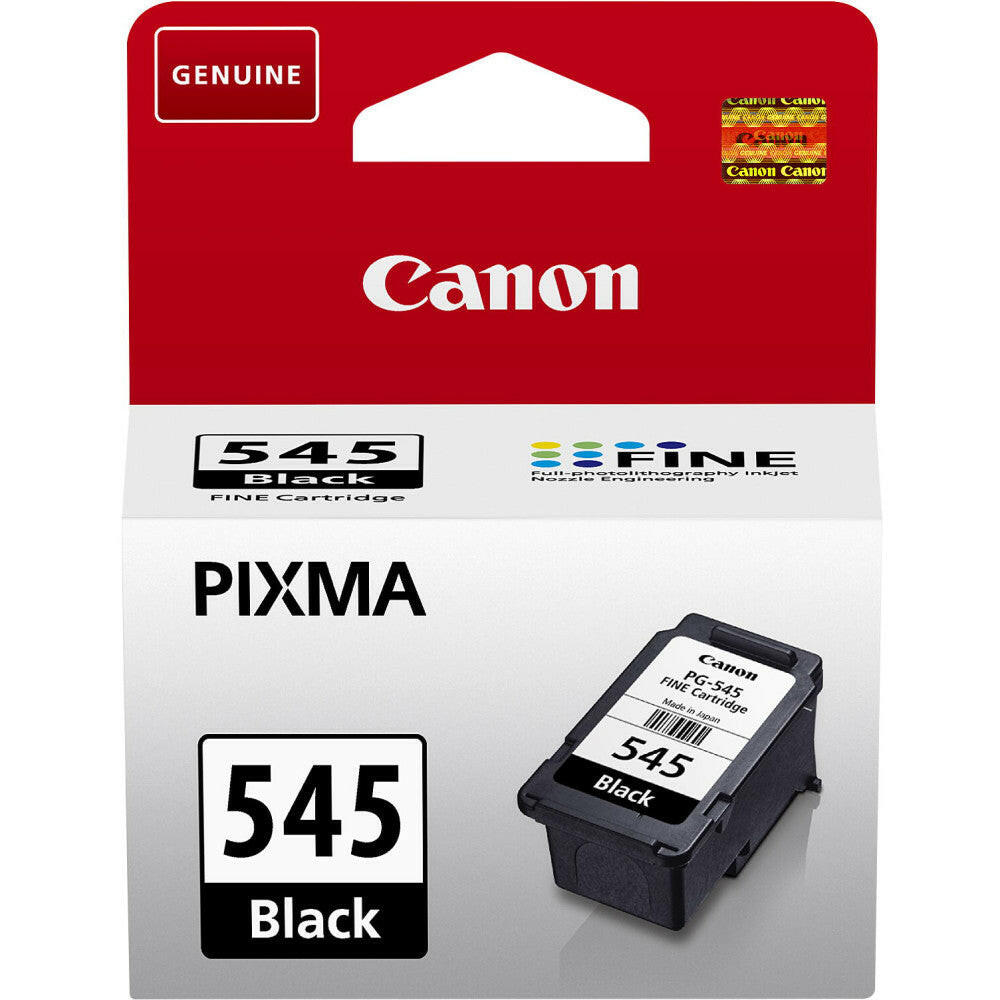Canon PG-545 Original Tintenpatrone Schwarz, 8ml, 180 Seiten.