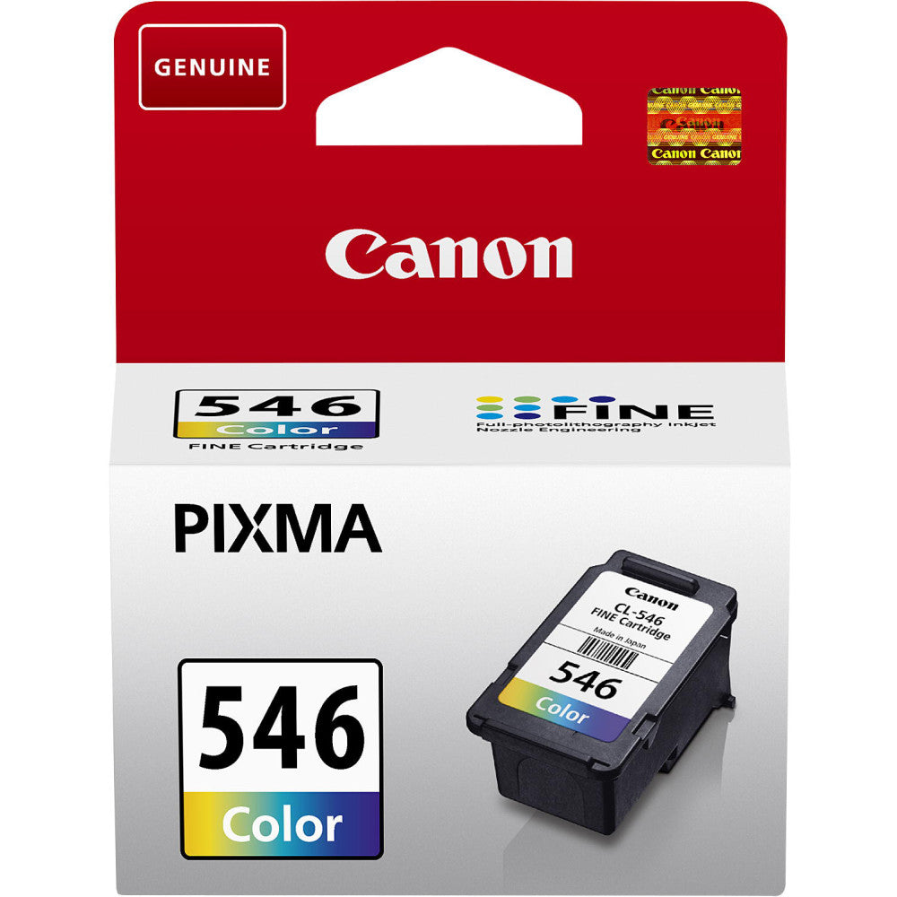 Canon Original CL-546 color Druckerpatrone 9ml für PIXMA - Farbintensive Ausdrucke, hohe Qualität & einfache Handhabung