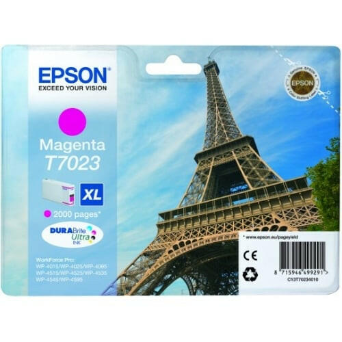 Epson C13T70234010 XL Magenta Tintenpatrone 2000 Seiten.