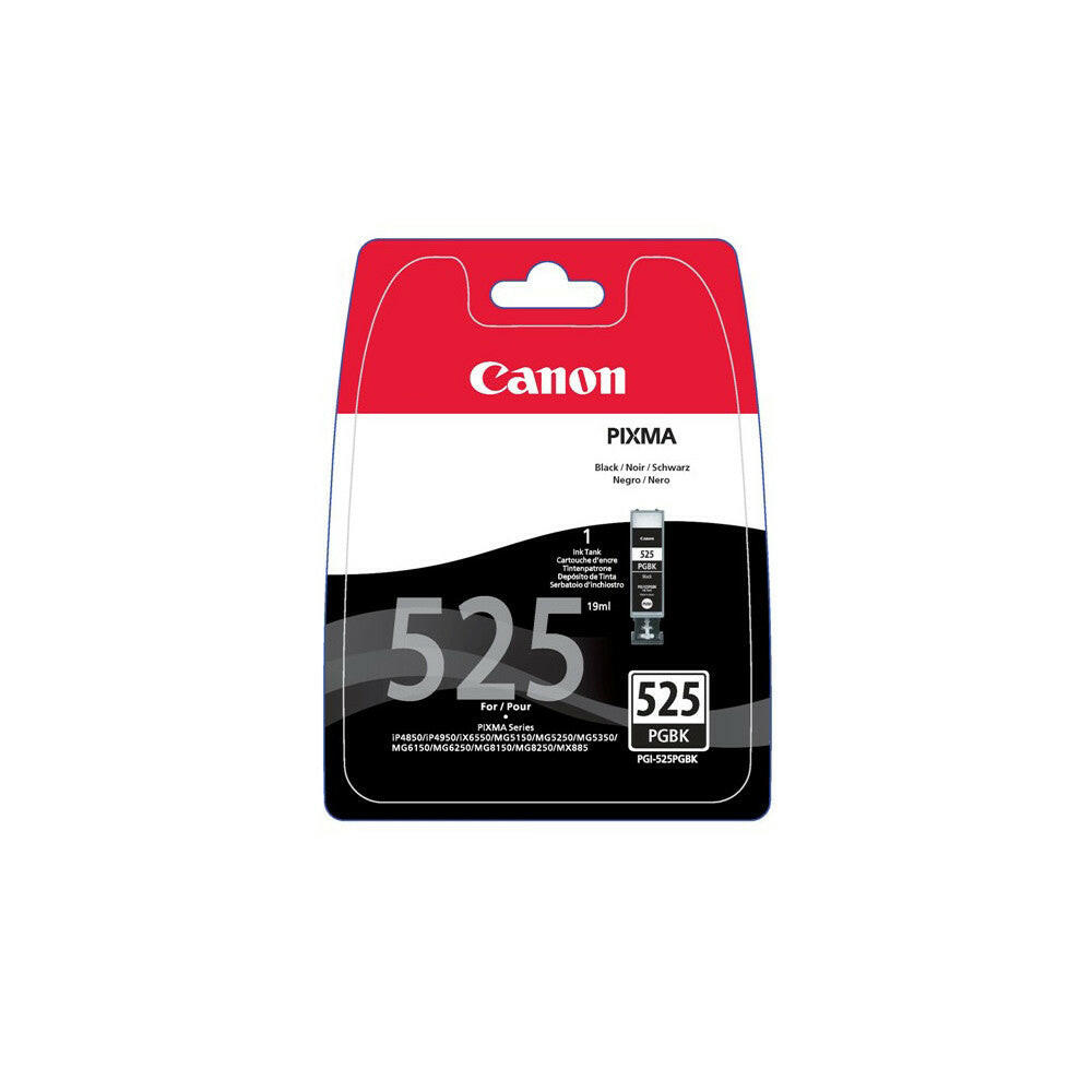 Canon PGI-525 PGBK Druckerpatrone, Schwarz, 19ml, 339 Seiten.