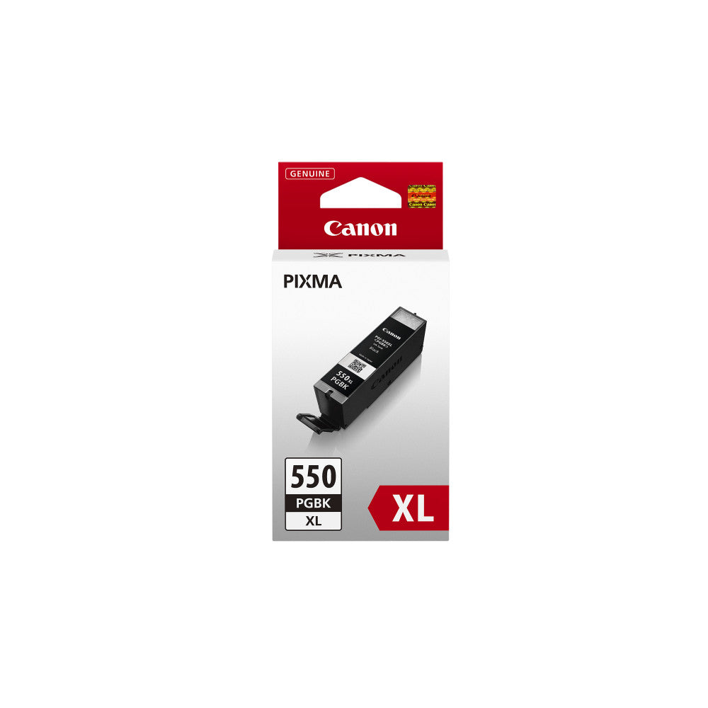 Canon PGI-550XL PGBK Schwarz Original Tintenpatrone - 22 ml Kapazität, 500-620 Seiten Druckleistung, 2,9-3,6 Cent pro Seite