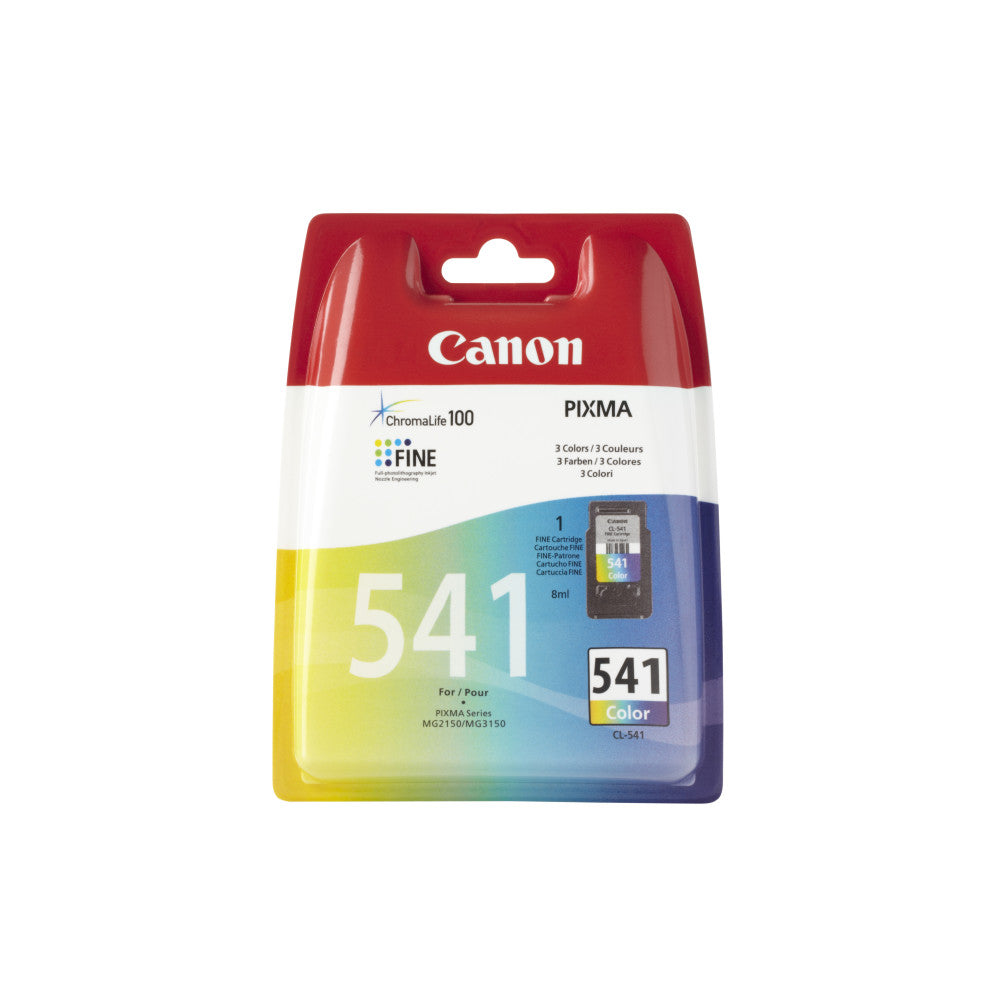 Canon Original Druckerpatrone CL-541 color 8ml - für lebendige Farbausdrucke mit hoher Druckleistung