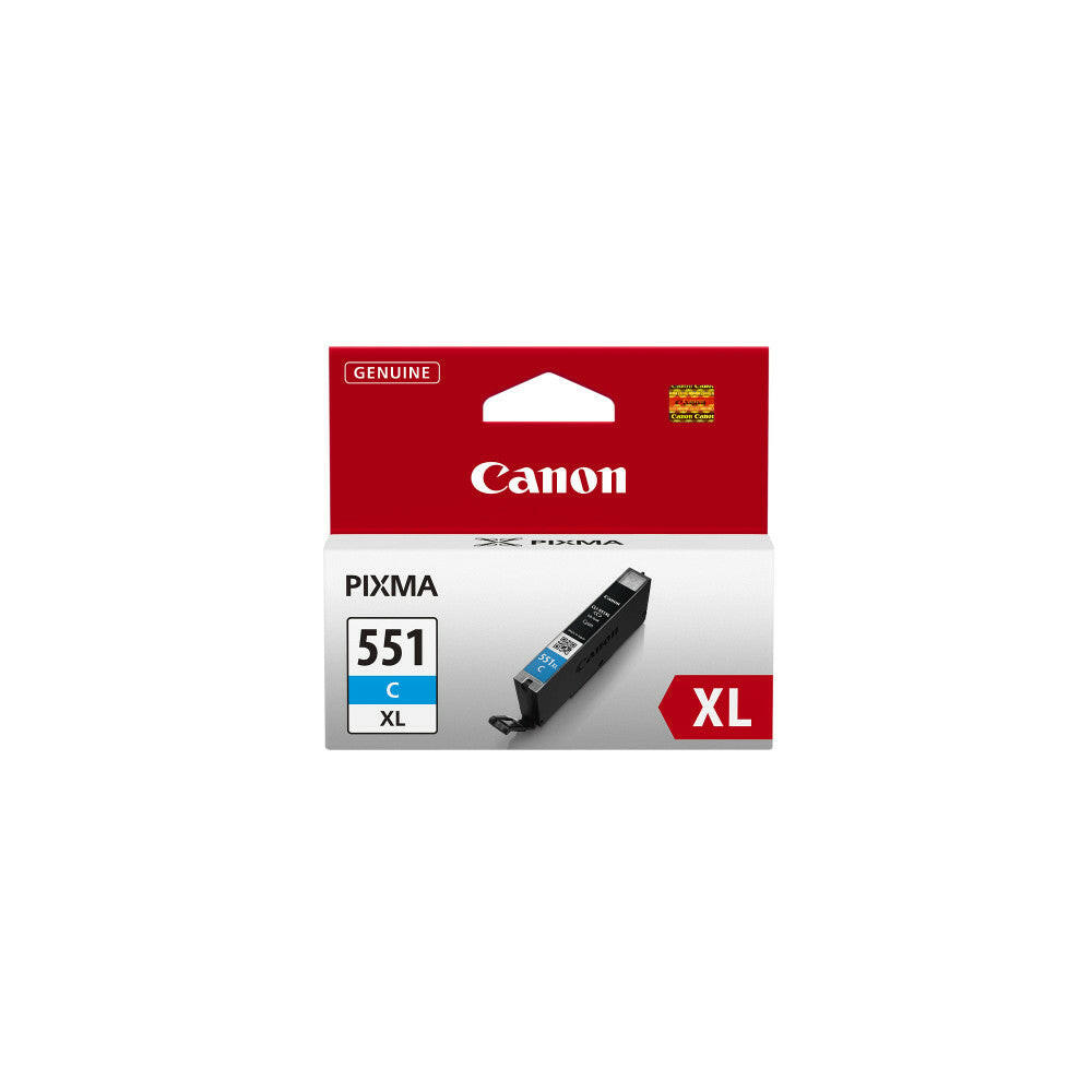 Canon CLI-551XL C Cyan Originaltinte 11ml, Recyclebar.