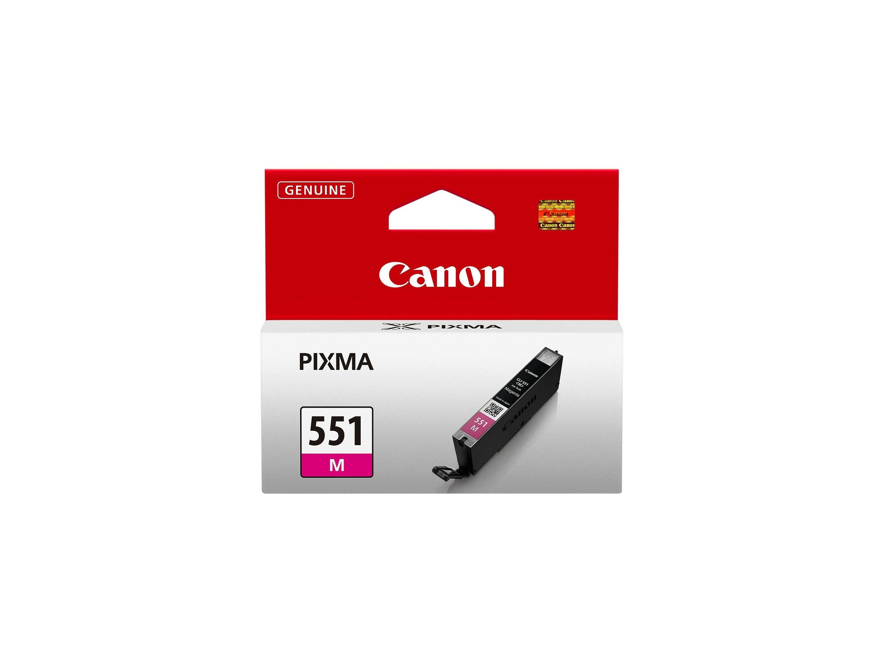 Canon CLI-551M Magenta Tintenpatrone, 7ml, Original.