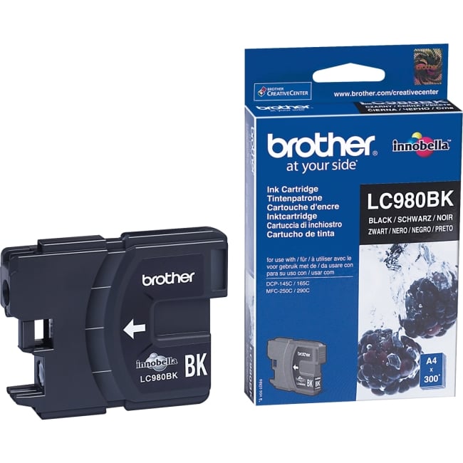 Brother LC-980BK Tintenpatrone schwarz 300 Seiten 5832682