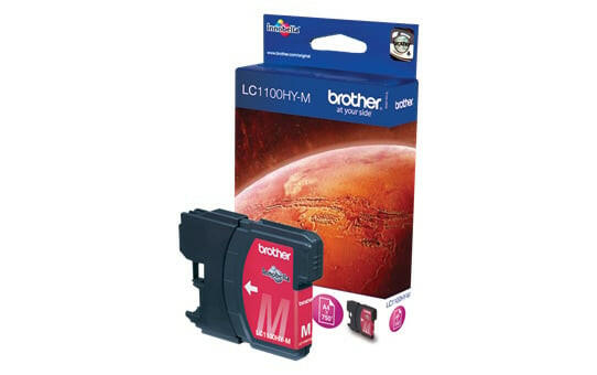 Brother LC-1100HYM magenta Jumbo-Tintenpatrone, 750 Seiten.