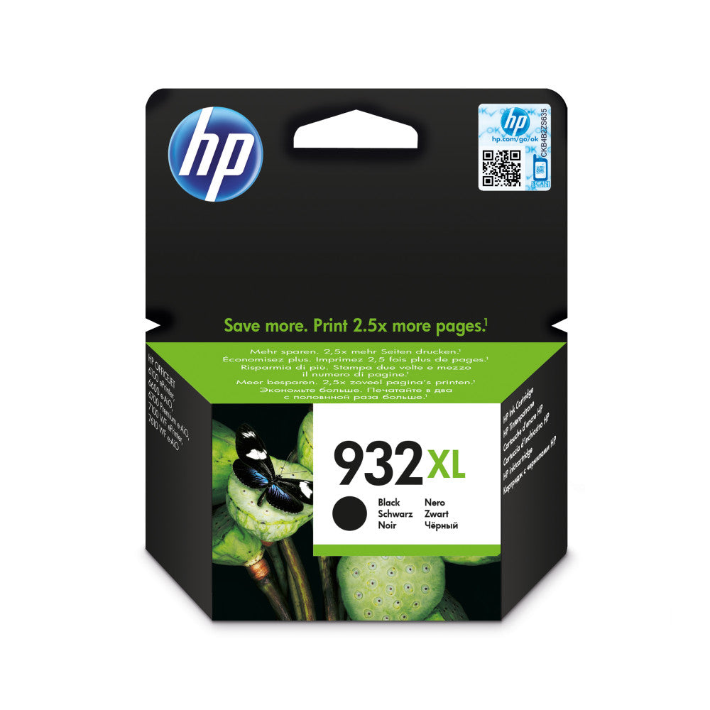 HP 932XL Schwarz Original Druckerpatrone für HP OfficeJet 7510 7612 7110 6700 6100 6600