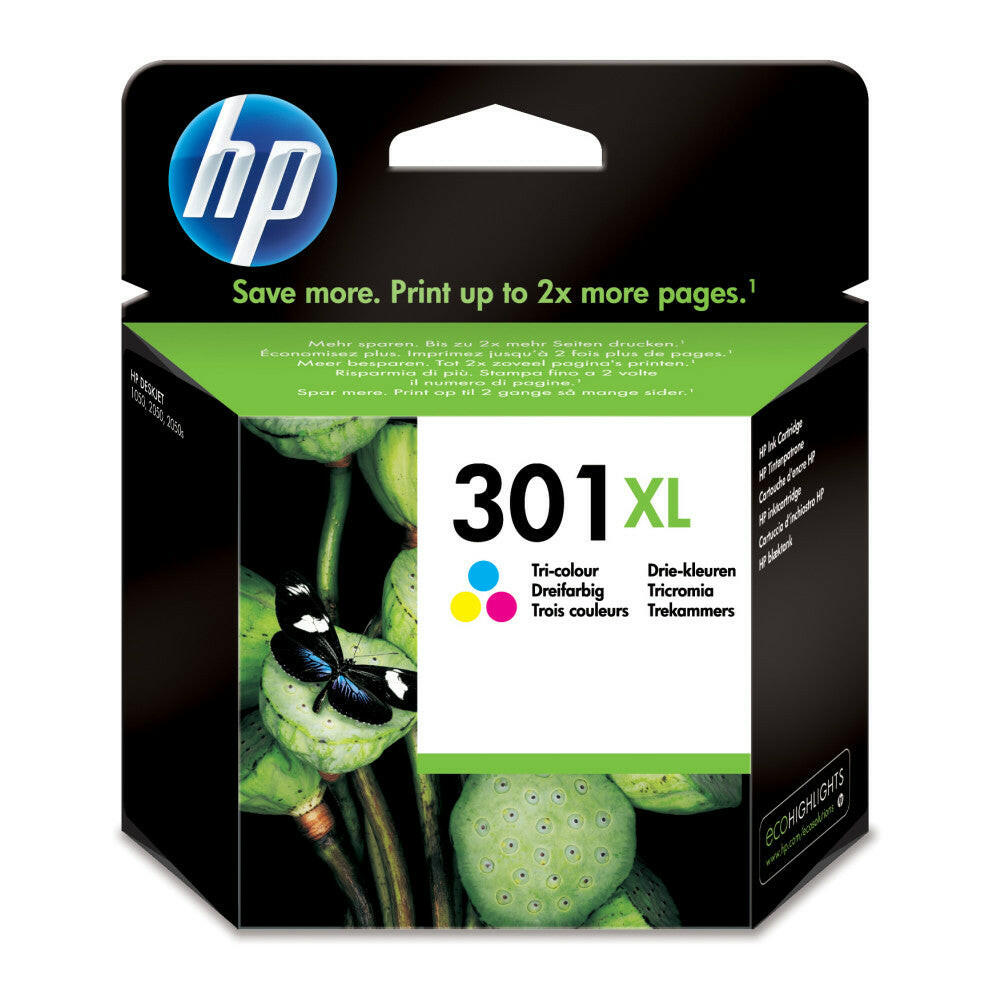 HP 301XL Druckerpatrone Farbe, hohe Reichweite bis 330
