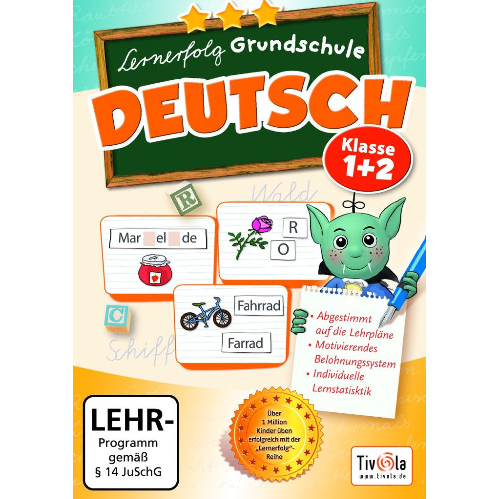 Lernerfolg Grundschule Deutsch 1+2 Klasse - Rechtschreibtrainer für Klassen 1 und 2