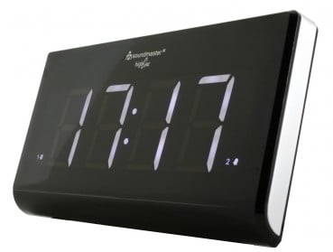 Soundmaster UR8400 Jumbo-LED-Alarm Uhrenradio - Schwarz