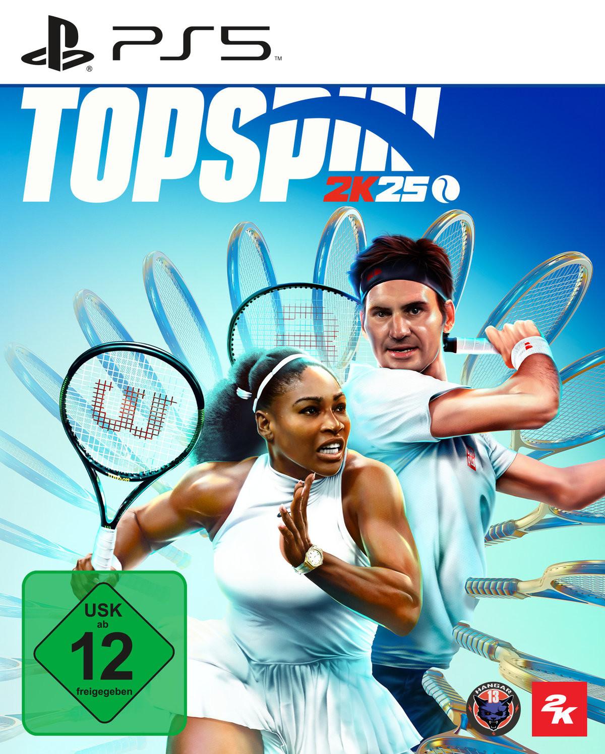 Top Spin 2K25 PS5-Spiel - Sportspiel für PS5, USK 12