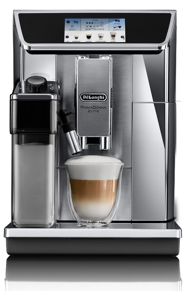 DeLonghi PrimaDonna Elite ECAM 656.75.MS Edelstahl Kaffeevollautomat B-Ware