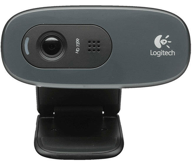 Logitech C270 HD Webcam, 720p, Rauschunterdrückung, Schwarz.
