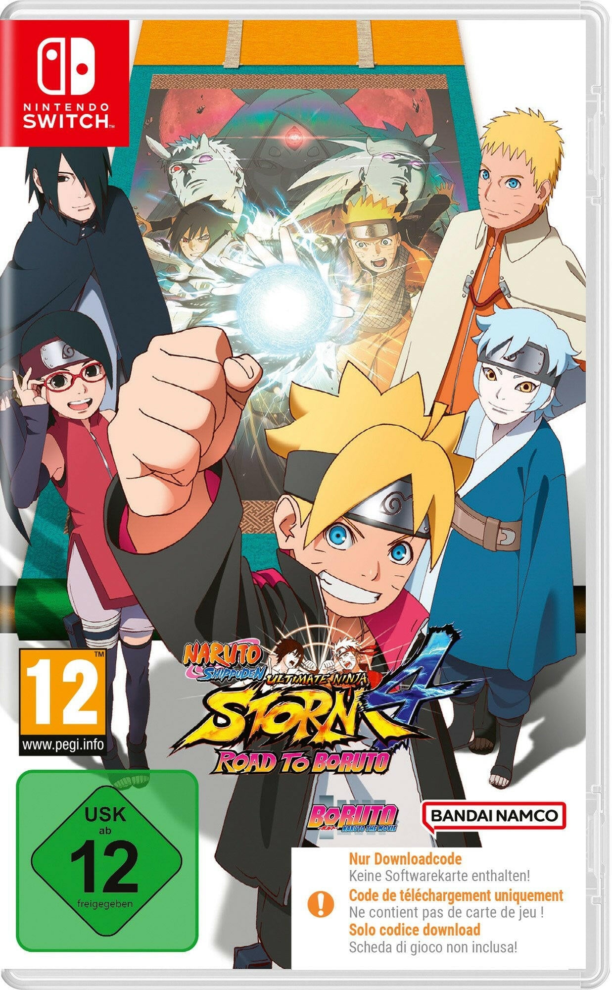Nintendo Switch Naruto Shippuden Ninja Storm 4 Action Game.