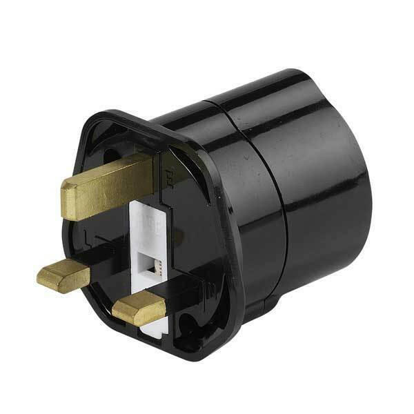 VIVANCO Reisestecker GB, Schuko Buchse