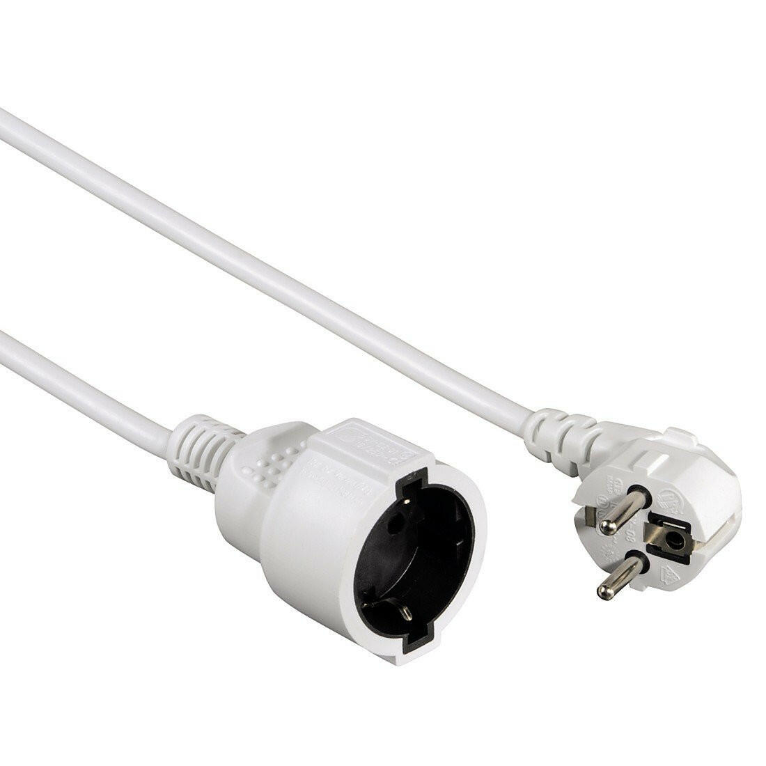 Hama Verlängerungskabel Profi 10m Weiß 1,5mm² - H05VV-F3G1,5.