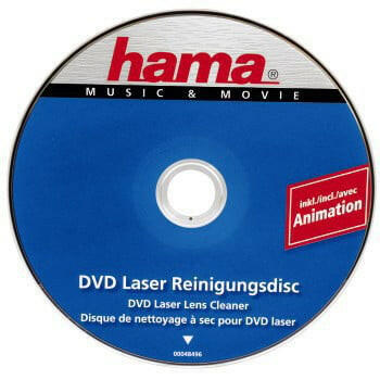 Hama DVD-Laserreinigungsdisc zur Schmutzbeseitigung.