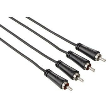 Hama Audio-Kabel 1,5m 2xCinch-2xCinch Schwarz 00122272.