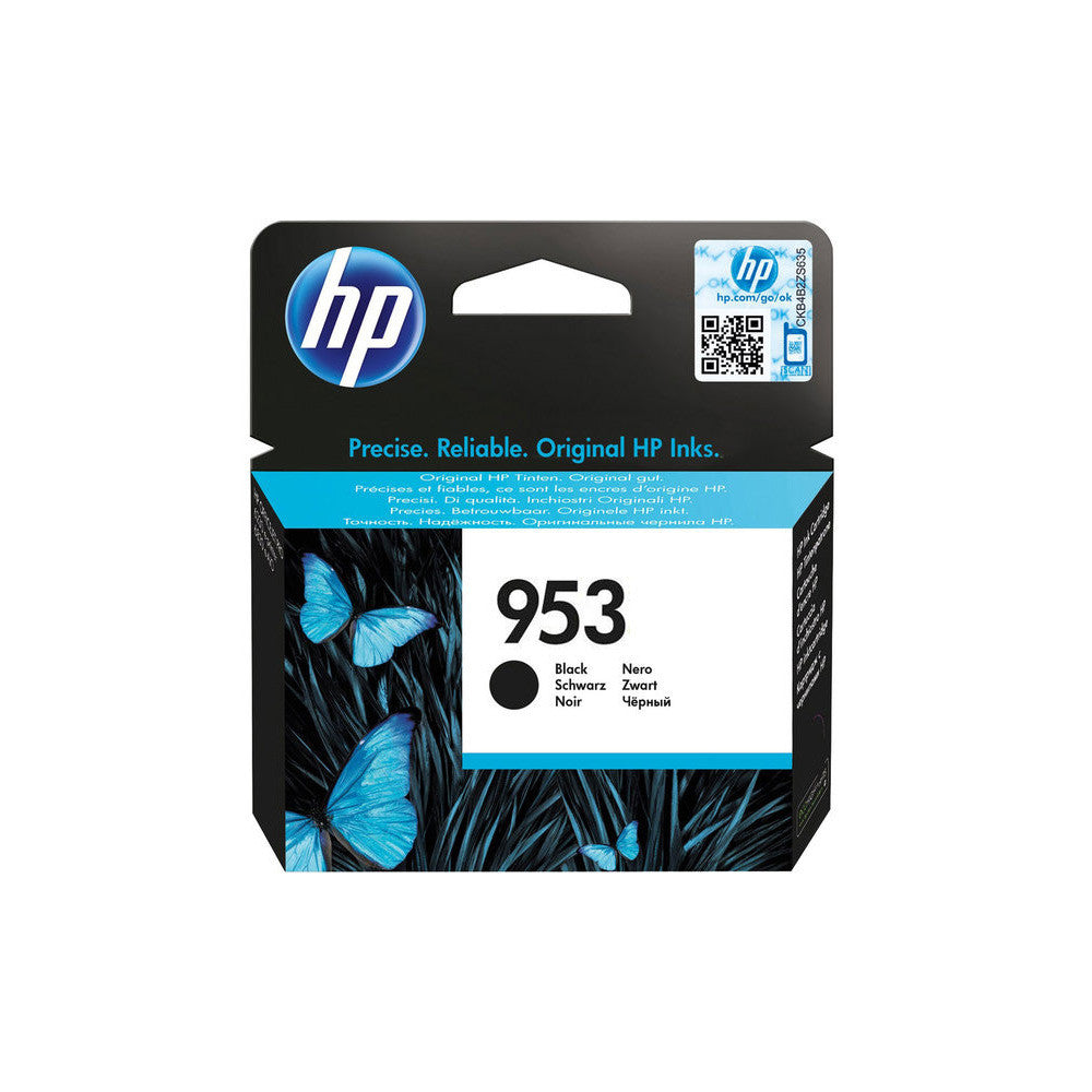 HP 953 Schwarz Druckerpatrone - Original 23,5 ml für gestochen scharfe Drucke