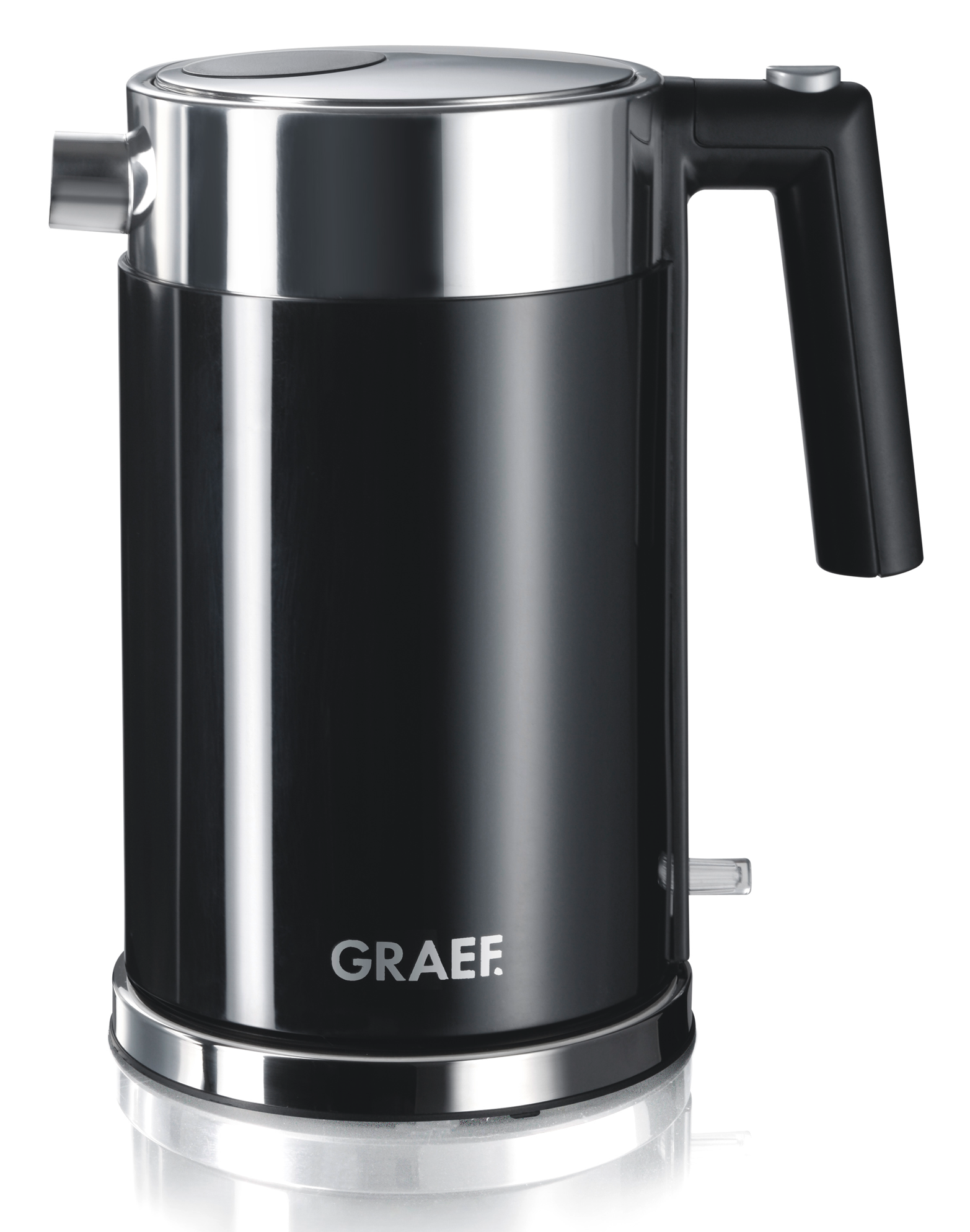 GRAEF WK62 Edelstahl-Wasserkocher 1,5L Schwarz Kalkfilter