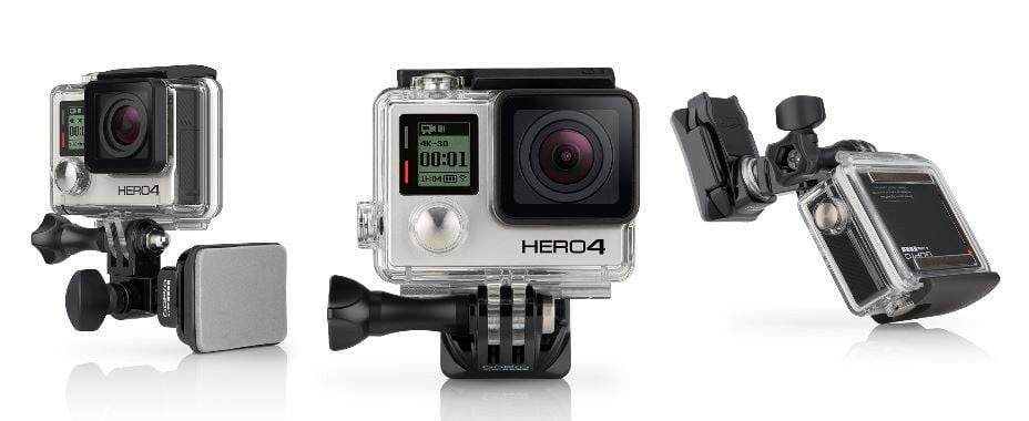 GoPro Helmhalterung & Shorty - Vielseitige Befestigung