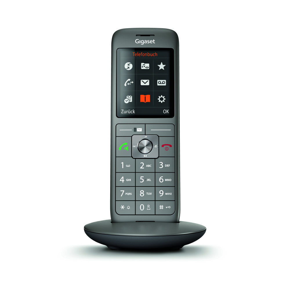 Gigaset CL660HX Grau DECT-Mobilteil mit Ladeschale für Router und DECT-Basis