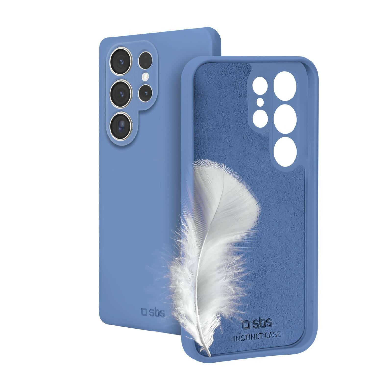 SBS Instinct Hülle für Samsung Galaxy S25 Ultra, Blau.