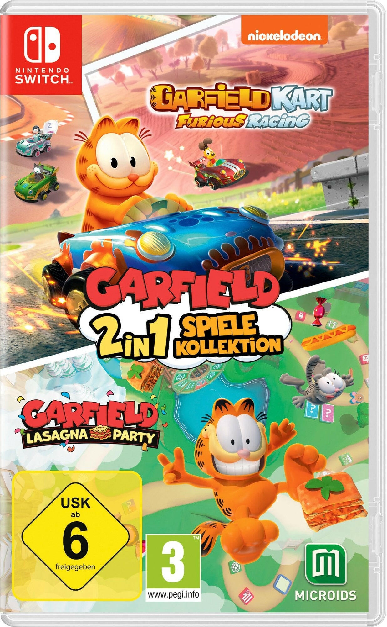 Garfield 2in1 Spiele Kollektion für Nintendo Switch, USK.