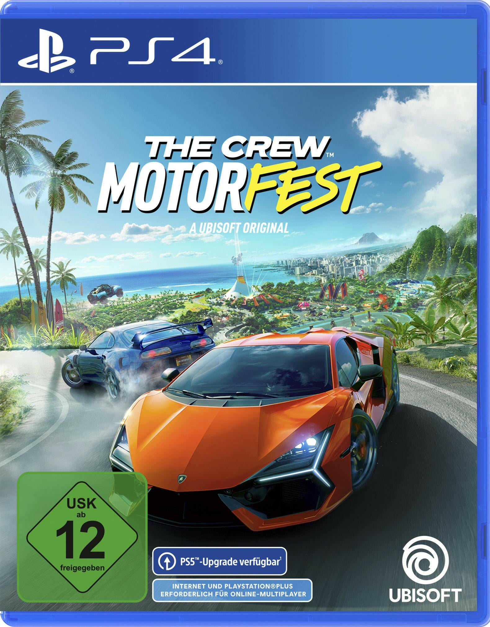 The Crew Motorfest PS4-Spiel - Simulation, ab 12 Jahren.