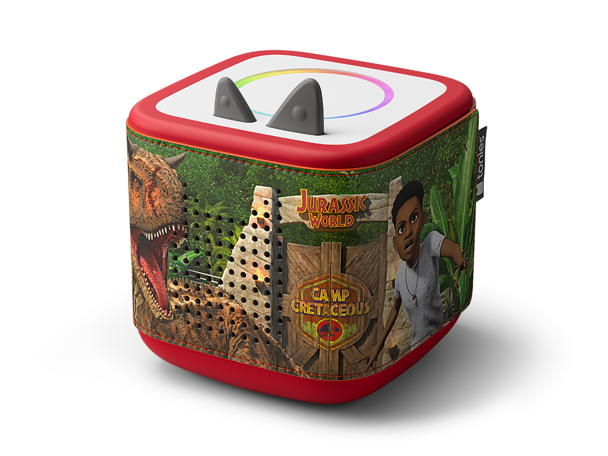 tonies Toniebox 2 Hülle Jurassic World, mit Lautöffnungen