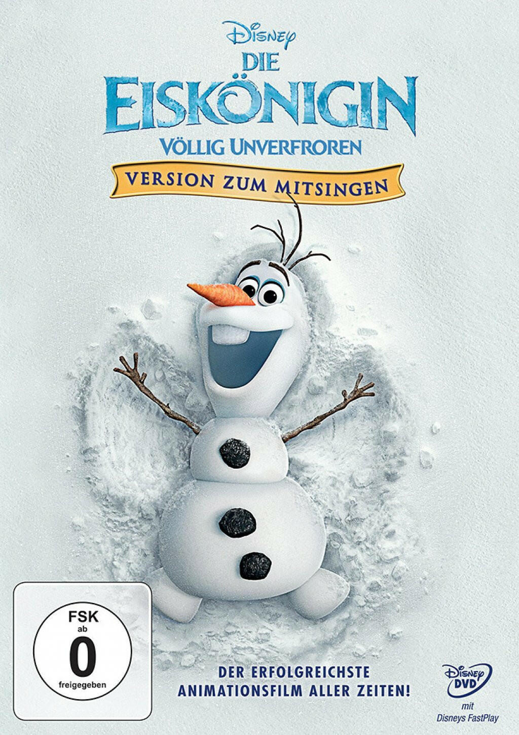 Die Eiskönigin Sing Along DVD-Unverfrorene Version 2013.