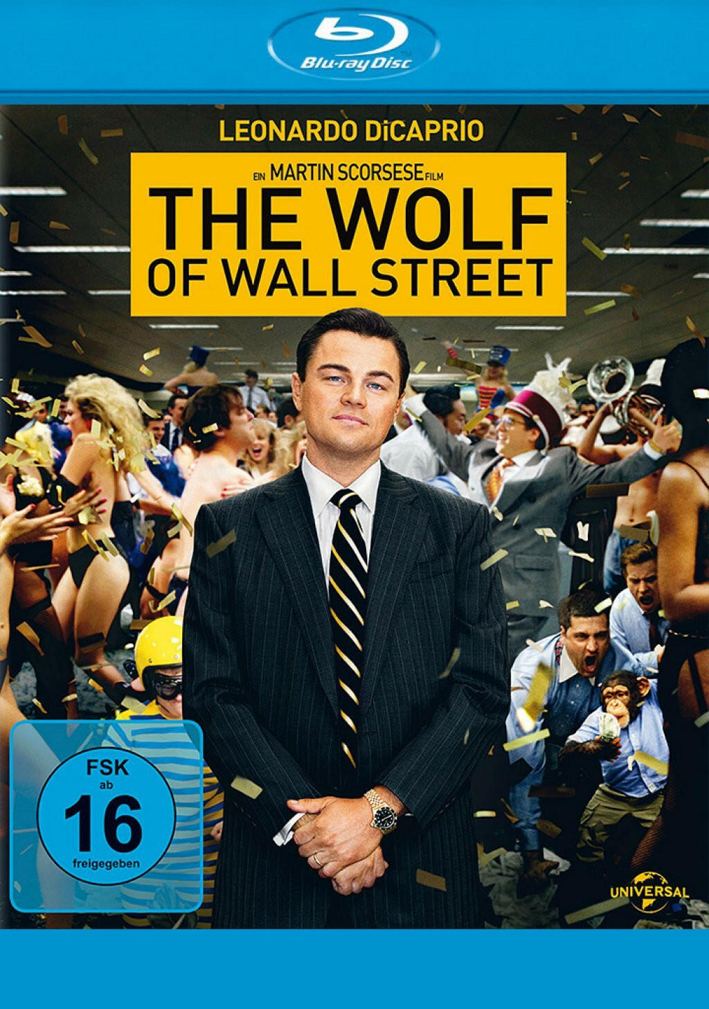 Blu-ray The Wolf of Wall Street Komödie FSK 16 DiCaprio.