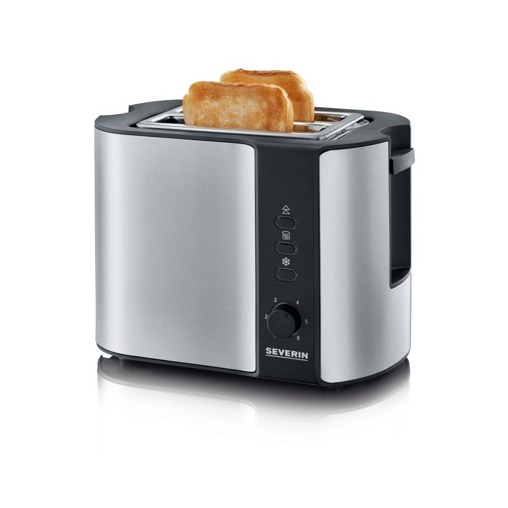 SEVERIN AT 2589 Toaster, 800 W, Edelstahl mit.