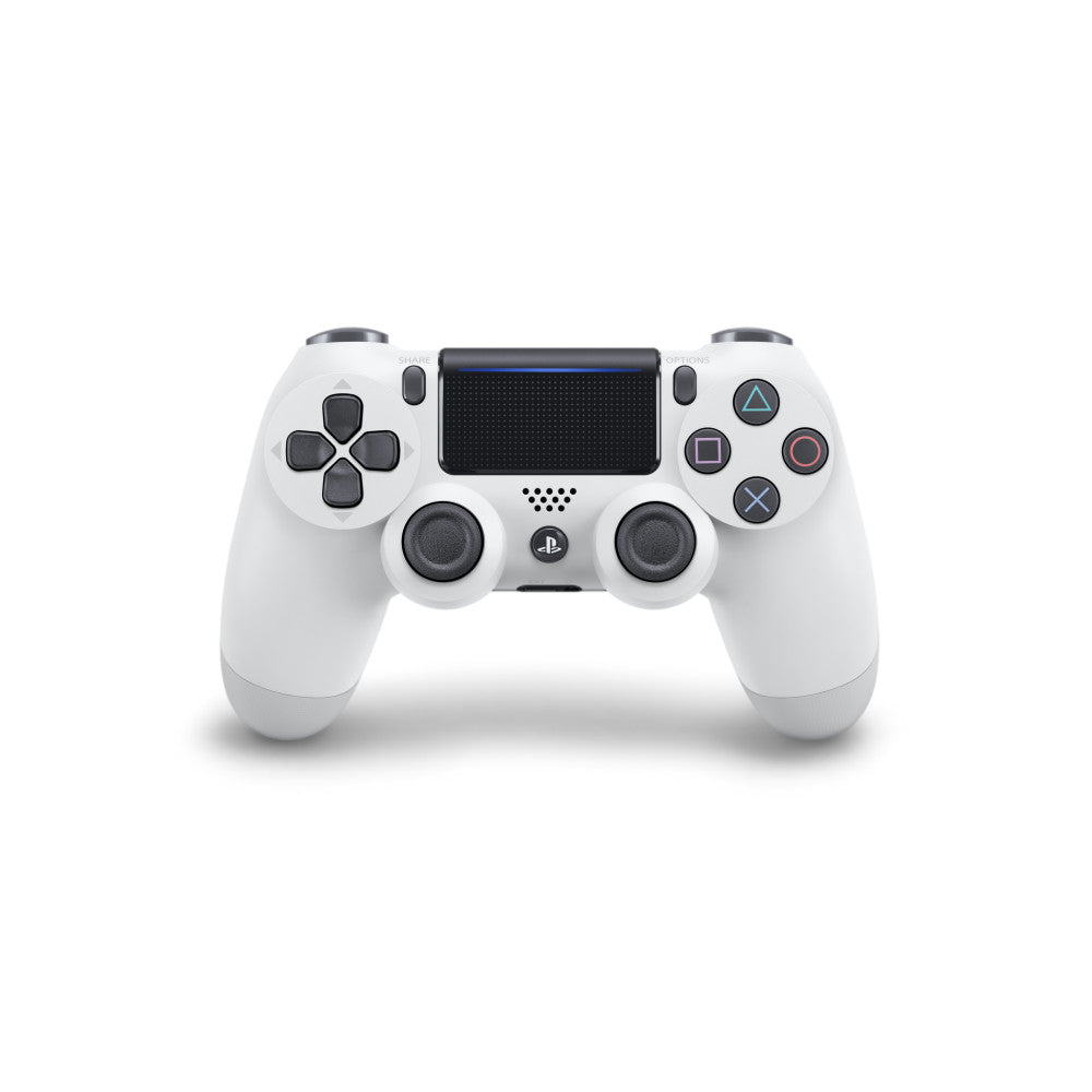 Sony Playstation 4 Wireless Controller Weiß - DualShock V2 Ergonomisches Design SHARE-Taste Touchpad Leuchtleiste Vibration-Feedback Bluetooth USB