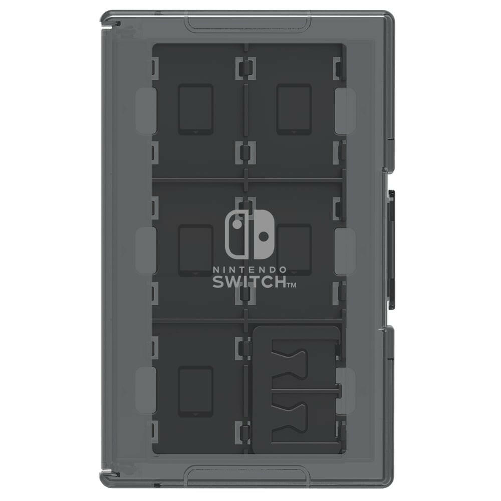 HORI Nintendo Switch Card Case, 24 schwarz, Offiziell.