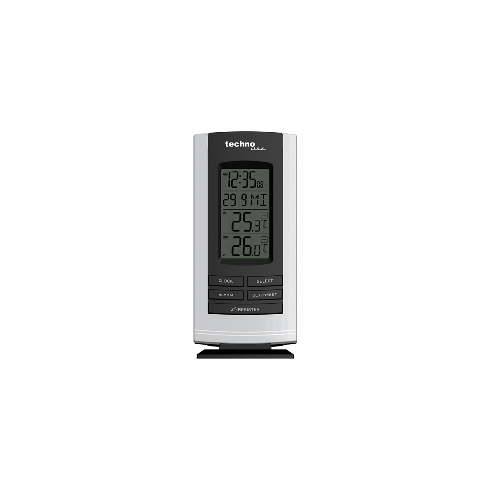Technoline WS 9180 Wetterstation mit Funkuhr & Außenanzeige.