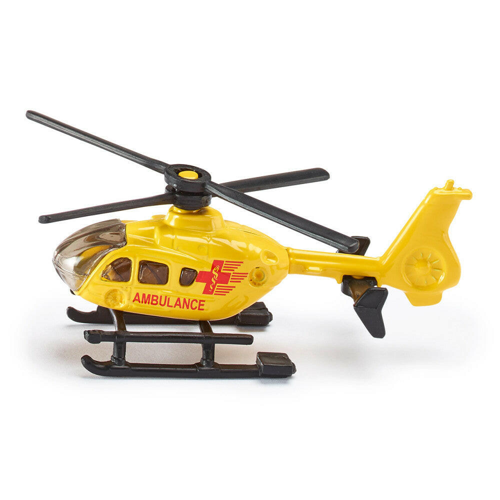 SIKU 0856 Rettungshubschrauber 1:87 Metall/Kunststoff Gelb.