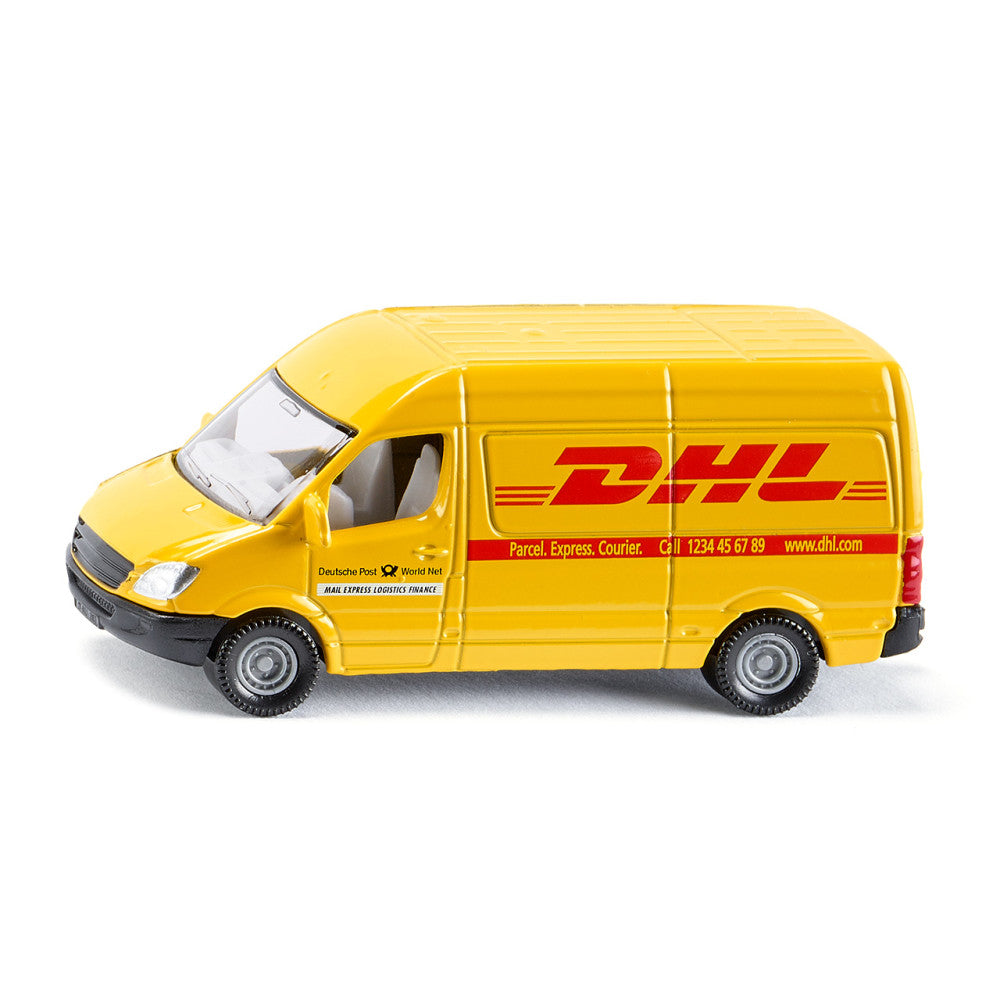 siku Modellauto 1085 Postwagen Metall Kunststoff Gelb DHL-Optik H0 Maßstab 1:87