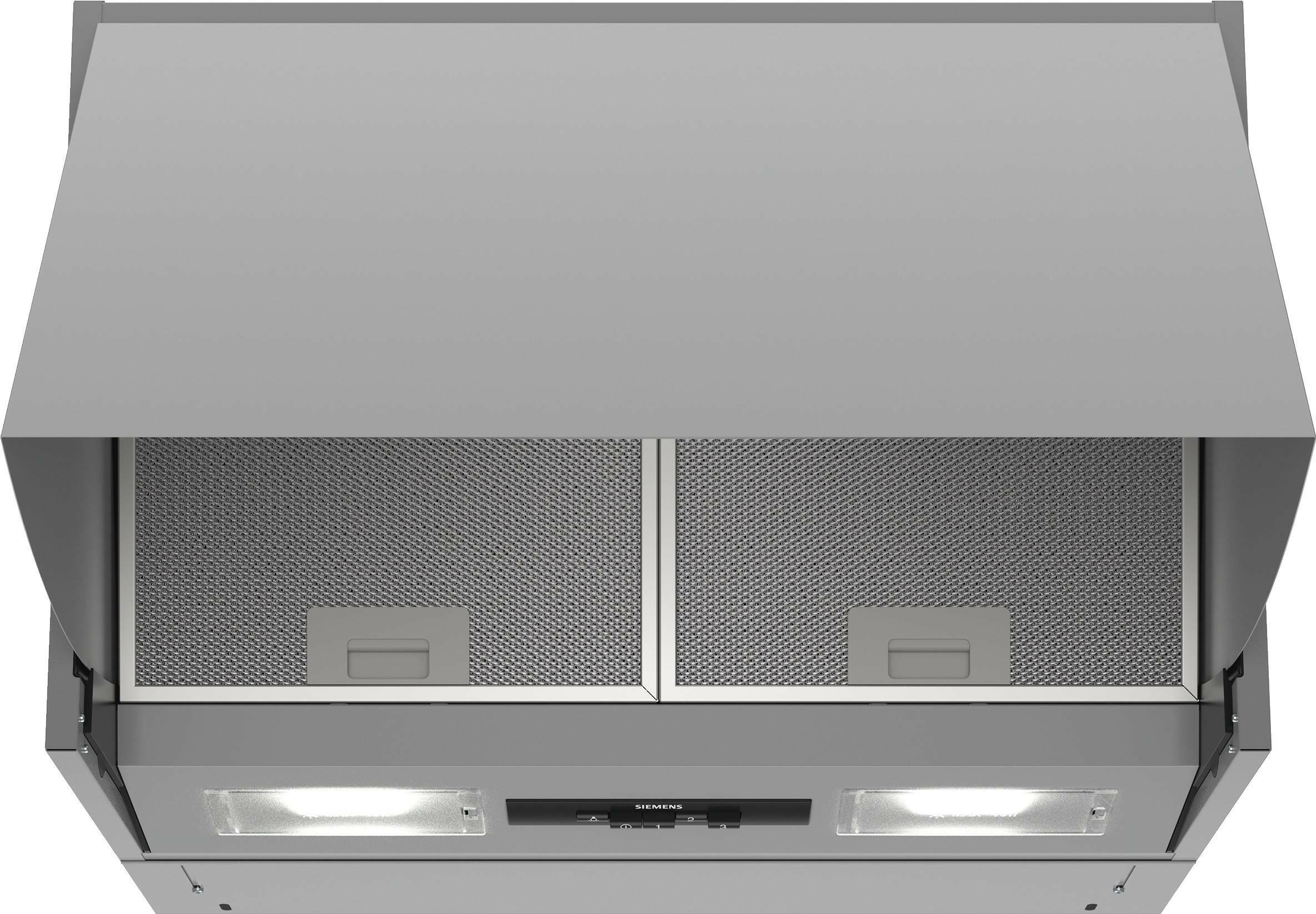 SIEMENS LE63MAC00 Dunstabzugshaube 360 m³/h LED Silber
