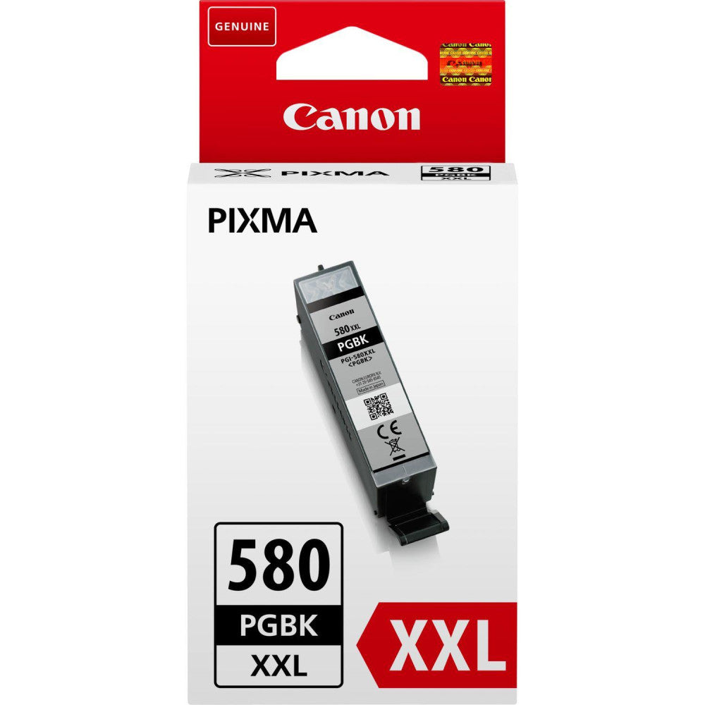 Canon PGI-580 XXL Pigment-Schwarz Tintenpatrone 25,7ml - Originaltinte für Pixma Drucker