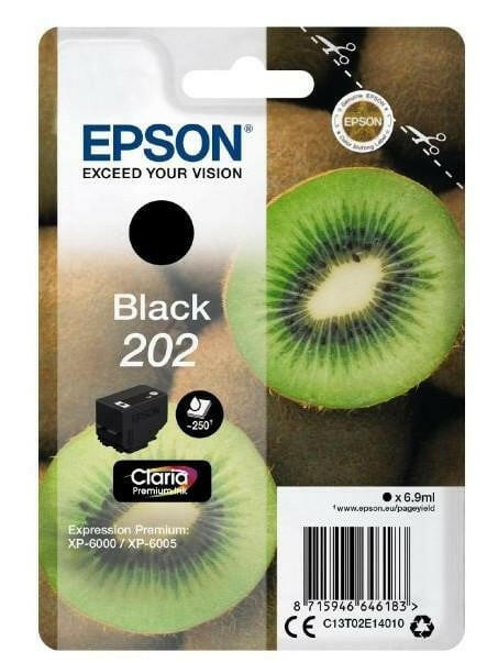 Epson Original C13T02E14010 Tinte Kiwi schwarz für.