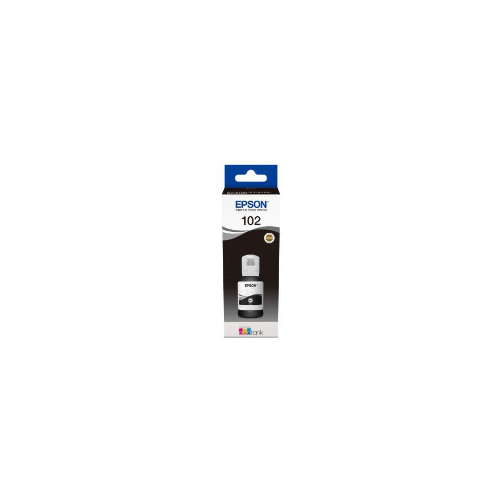 Epson EcoTank 6641 Tintenflasche für ET-2700 ET-2750 ET-2756 ET-3700 ET-3750 ET-4750 Schwarz 127ml